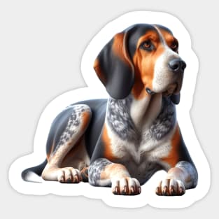 American English Coonhound Sticker